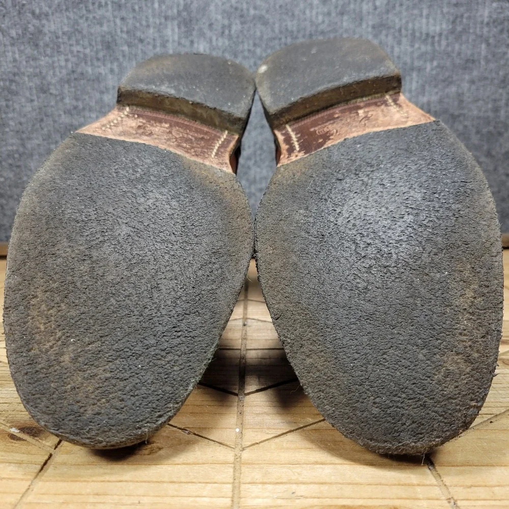 Johnston & Murphy Connelly $200 Men's Cap Toe Boots Size 10 M Crepe Sole 27-1233